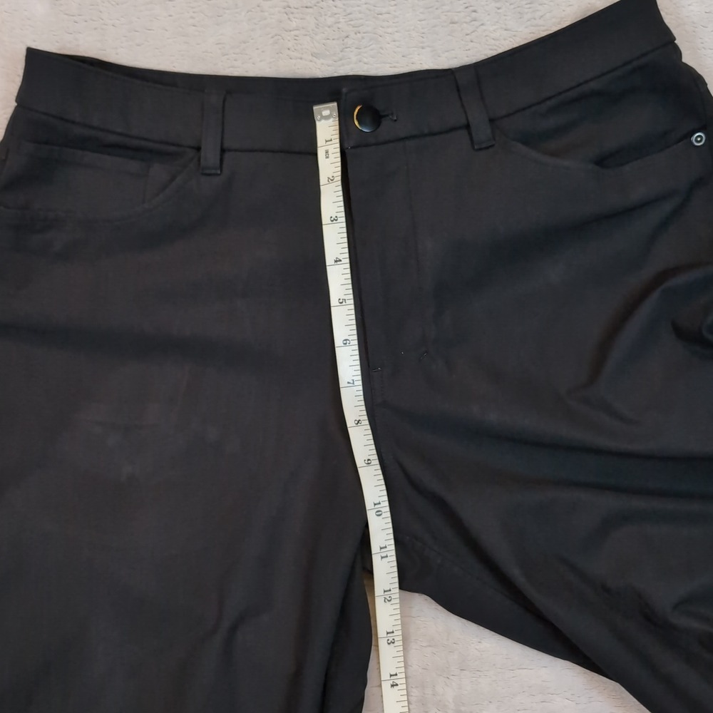 Lululemon ABC Commission Pants‎ Mens 32x29 Black Classic Fit Technical Trousers - Picture 6 of 8